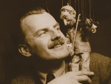 Jože Pengov and the Kasperl puppet