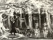 A scene from Doctor Faustus - 1938.