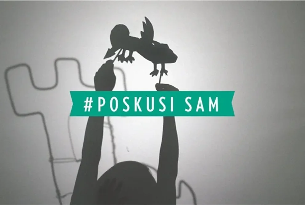 #poskusi sam: senčna lutka zmaja