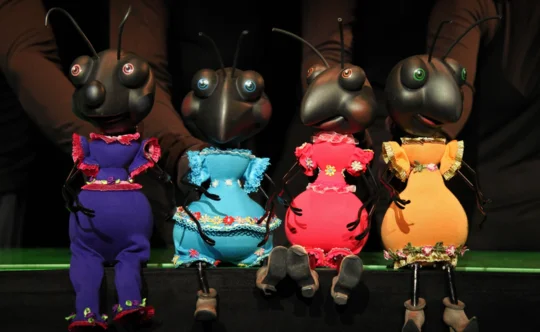 Štiri črne mravljice, izven