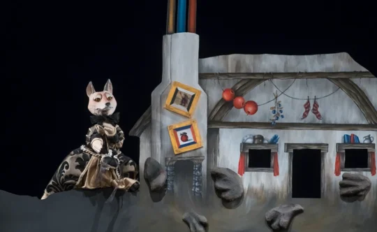 Zajčkova hišica, izven