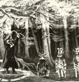 Prizor iz predstave Doktor Faust - 1938.